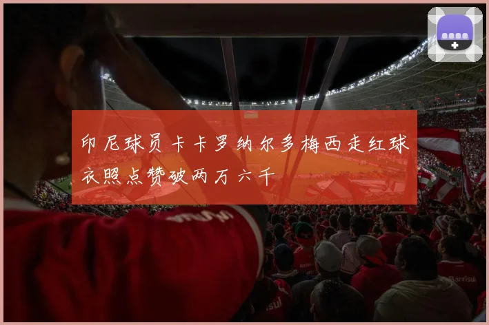 印尼球员卡卡罗纳尔多梅西走红球衣照点赞破两万六千